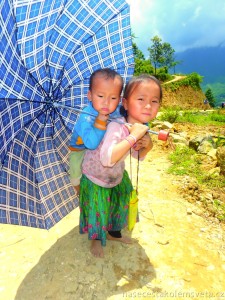 Children in Sapa Vietnam