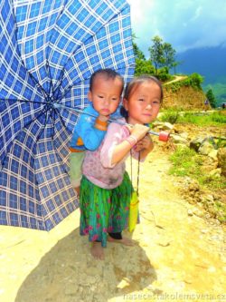 Children in Sapa Vietnam