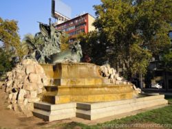 Fountain in Santiago de Chile
