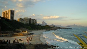 Sunset at Ipanema Beach