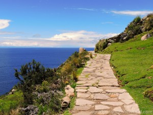Ostrov Taquile jezero Titicaca