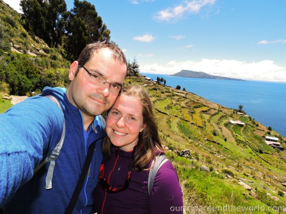 Us at Titicaca lake
