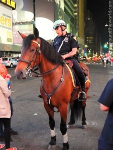 Policista na Times Square