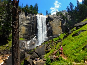 vodopád Vernal Fall Yosemity