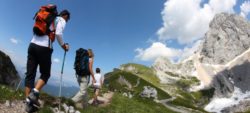 Trekking in the nature