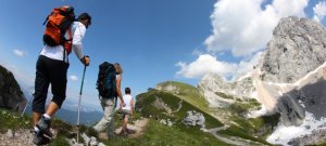 Trekking in the nature